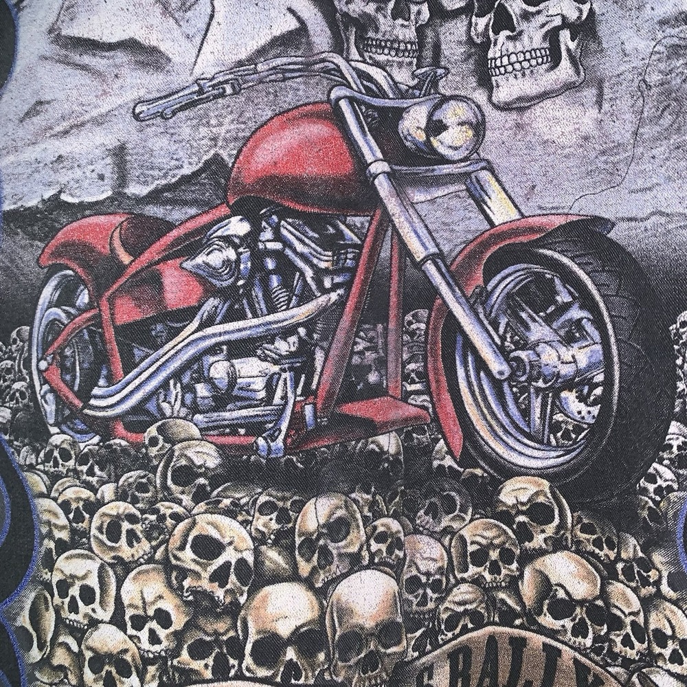 VTG Biker Design Mens Sturgis 2006 Black Hills Rally Sleeveless Gray Shirt 2XL - Picture 3 of 7